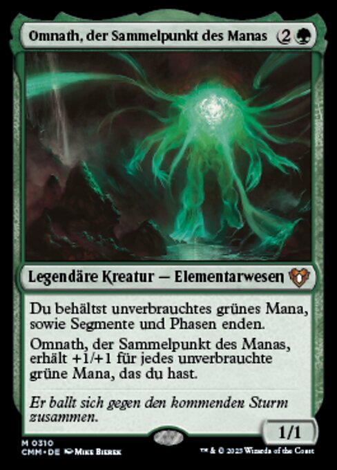 Omnath, der Sammelpunkt des Manas CMM-310 Mythic Near Mint Deutsch