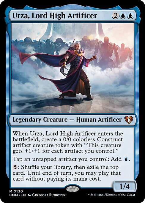 Urza, Erster Fürst der Handwerker CMM-130 Mythic Near Mint Englisch Foil