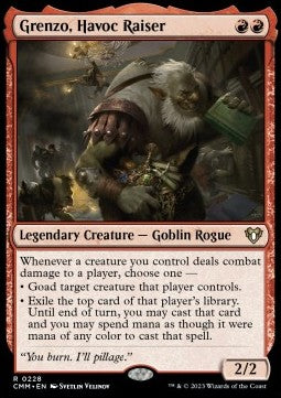 Grenzo, Havoc Raiser CMM-228 Rare Near Mint Deutsch Foil