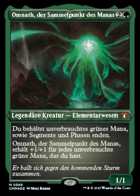 Omnath, der Sammelpunkt des Manas (V.1) XCMM-568 Mythic Near Mint Deutsch Foil