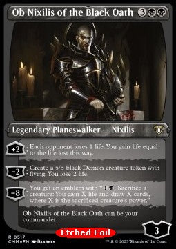Ob Nixilis of the Black Oath XCMM-517 Rare Near Mint Englisch Foil