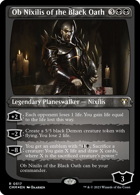 Ob Nixilis of the Black Oath XCMM-517 Rare Near Mint Englisch Foil