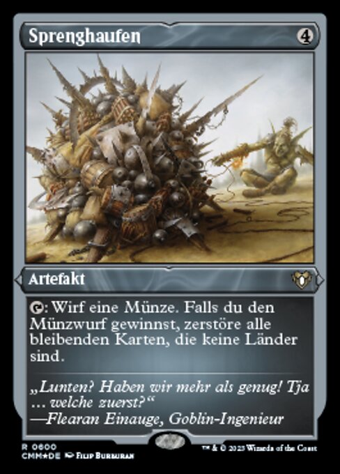Sprenghaufen XCMM-600 Rare Excellent Deutsch Foil