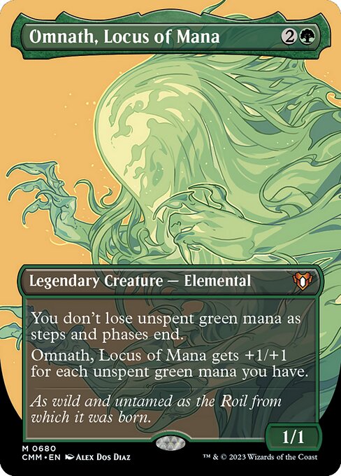 Omnath, Locus of Mana XCMM-680 Mythic Near Mint Englisch