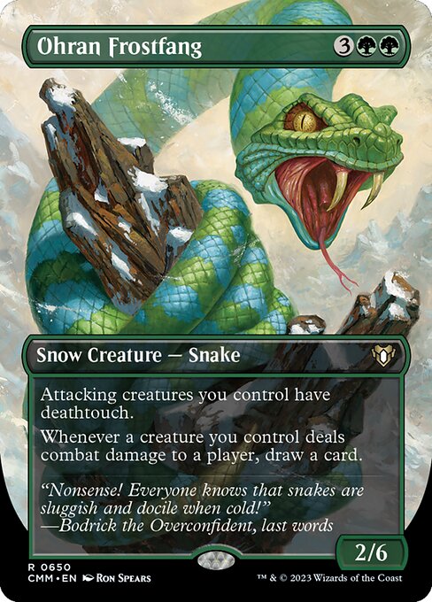 Ohran Frostfang XCMM-650 Rare Near Mint Englisch Foil