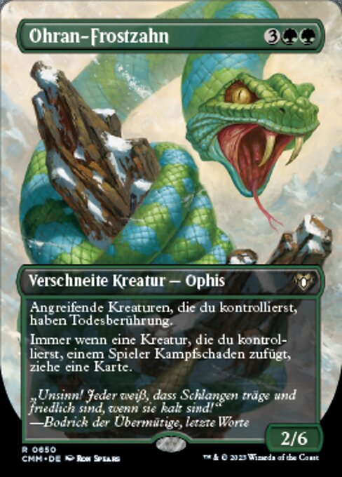 Ohran-Frostzahn (V.2) XCMM-650 Rare Near Mint Deutsch