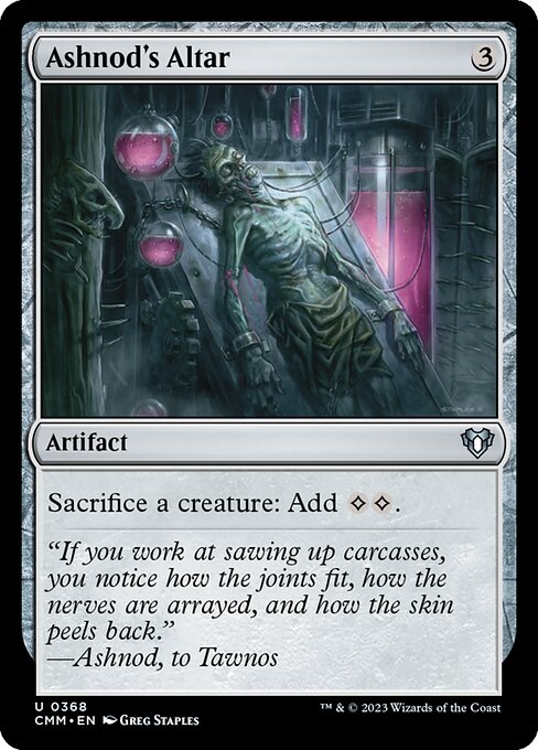 Ashnod's Altar CMM-368 Uncommon Excellent Englisch