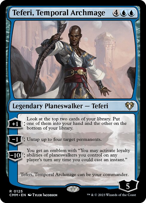 Teferi, Erzmagier der Zeit CMM-125 Rare Excellent Englisch