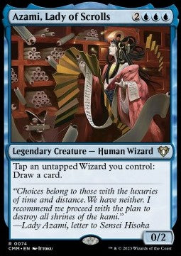 Azami, Lady of Scrolls CMM-74 Rare Near Mint Englisch