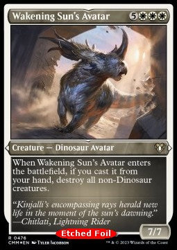 Wakening Sun's Avatar XCMM-476 Rare Near Mint Englisch Foil