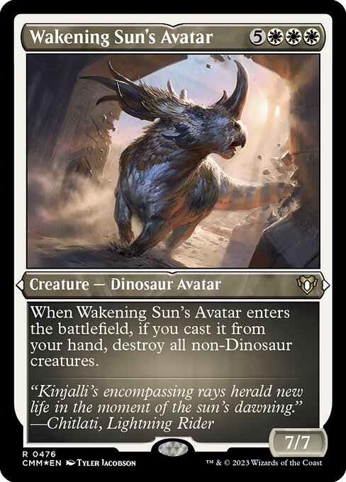 Wakening Sun's Avatar XCMM-476 Rare Near Mint Englisch Foil