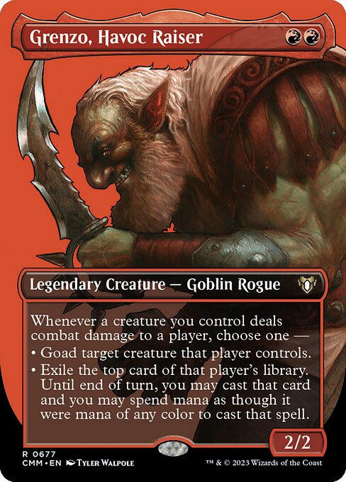 Grenzo, Havoc Raiser XCMM-677 Rare Near Mint Englisch Foil