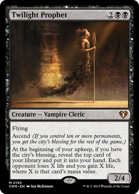 Twilight Prophet CMM-193 Mythic Near Mint Englisch