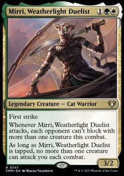 Mirri, Weatherlight Duelist CMM-347 Rare Near Mint Englisch