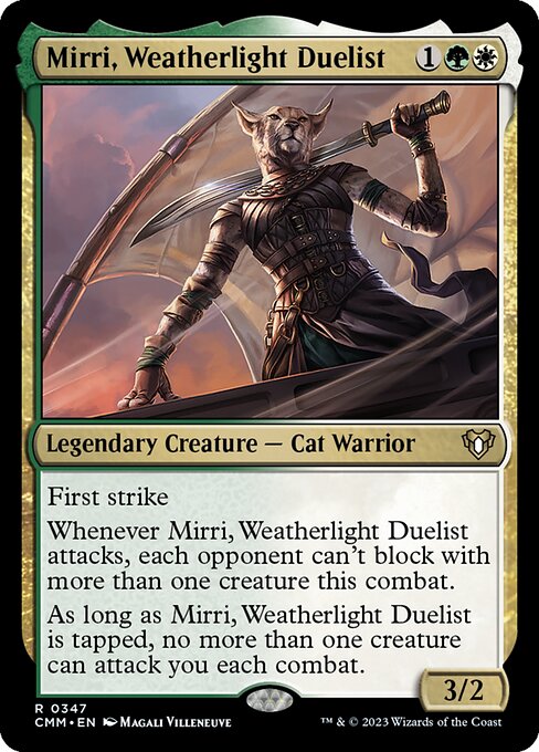 Mirri, Weatherlight Duelist CMM-347 Rare Near Mint Englisch