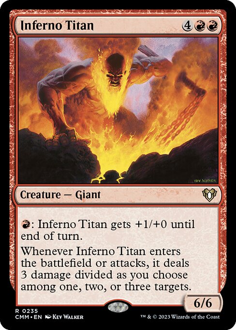 Inferno Titan CMM-235 Rare Near Mint Englisch