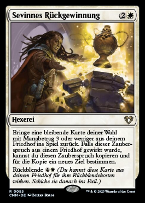 Sevinnes Rückgewinnung CMM-55 Rare Near Mint Deutsch Foil