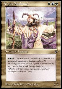 Angus Mackenzie LEG- Rare Excellent Englisch