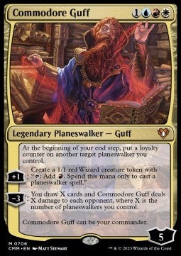 Commodore Guff XCMM-706 Mythic Near Mint Englisch Foil