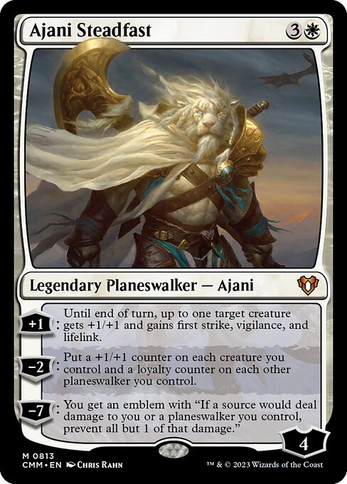 Ajani Steadfast XCMM-813 Mythic Excellent Englisch