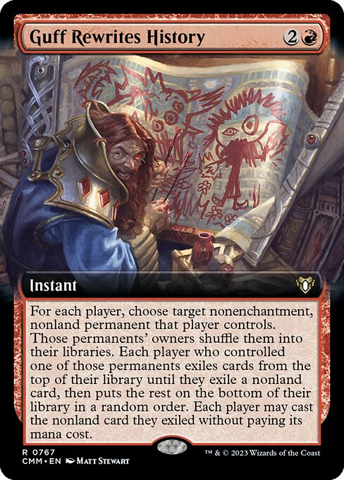 Guff Rewrites History XCMM-767 Rare Near Mint Englisch