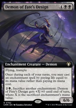 Demon of Fate's Design (V.2) XCMM-762 Rare Near Mint Englisch Foil