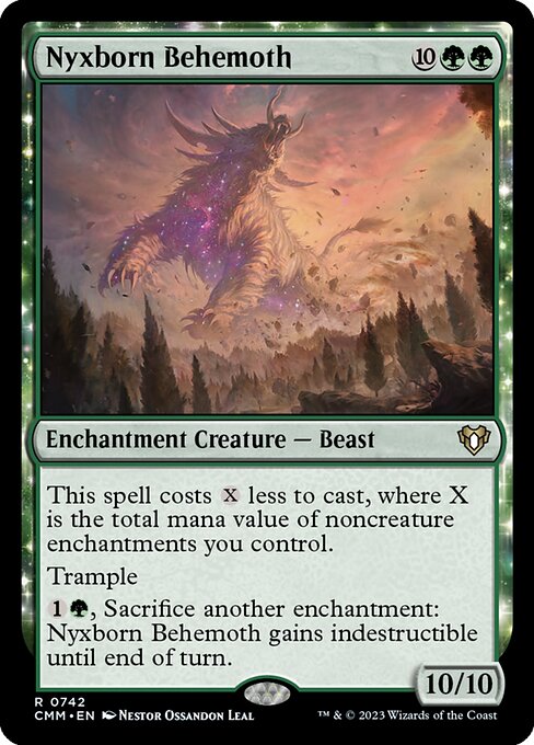 Nyxborn Behemoth (V.1) XCMM-742 Rare Excellent Englisch