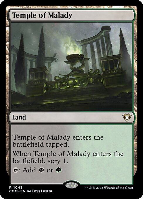 Temple of Malady XCMM-1043 Rare Near Mint Englisch