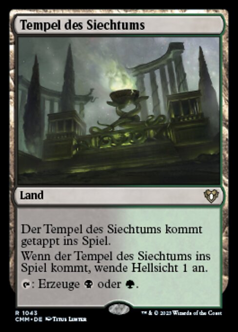 Tempel des Siechtums XCMM-1043 Rare Near Mint Deutsch