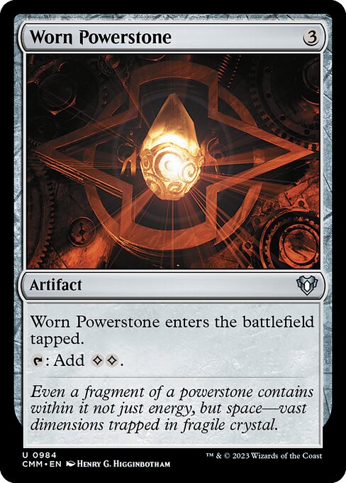 Abgenutzter Kraftstein XCMM-984 Uncommon Near Mint Englisch