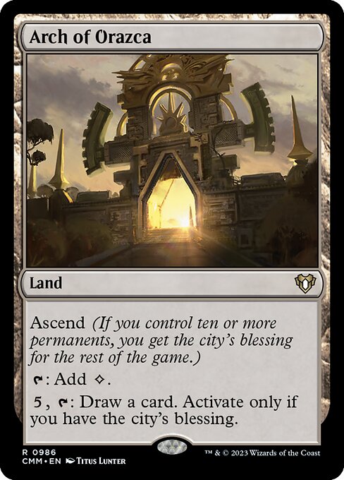 Arch of Orazca XCMM-986 Rare Near Mint Englisch