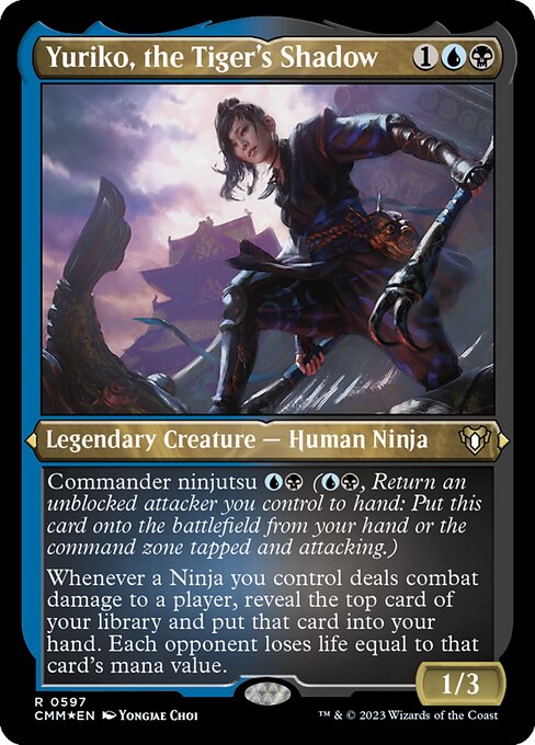 Yuriko, the Tiger's Shadow XCMM-597 Rare Near Mint Englisch Foil