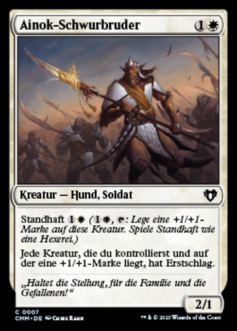 Ainok-Schwurbruder CMM-7 Common Near Mint Deutsch Foil