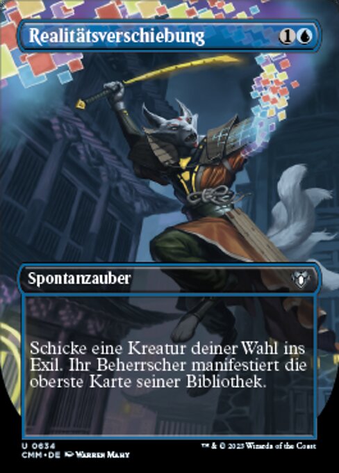 Realitätsverschiebung XCMM-634 Uncommon Near Mint Deutsch
