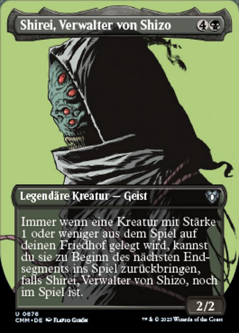 Shirei, Verwalter von Shizo XCMM-676 Uncommon Near Mint Deutsch