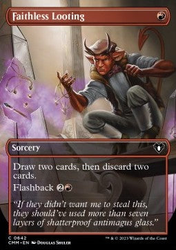 Faithless Looting XCMM-642 Common Near Mint Englisch Foil