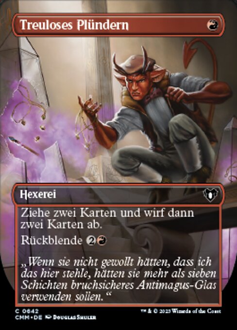 Treuloses Plündern XCMM-642 Common Near Mint Deutsch