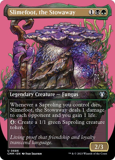 Slimefoot, the Stowaway XCMM-686 Uncommon Near Mint Englisch