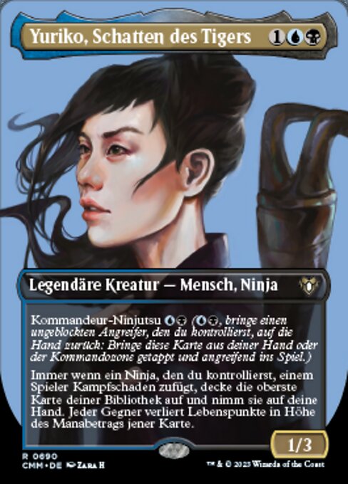 Yuriko, Schatten des Tigers (V.2) XCMM-690 Rare Near Mint Deutsch Foil