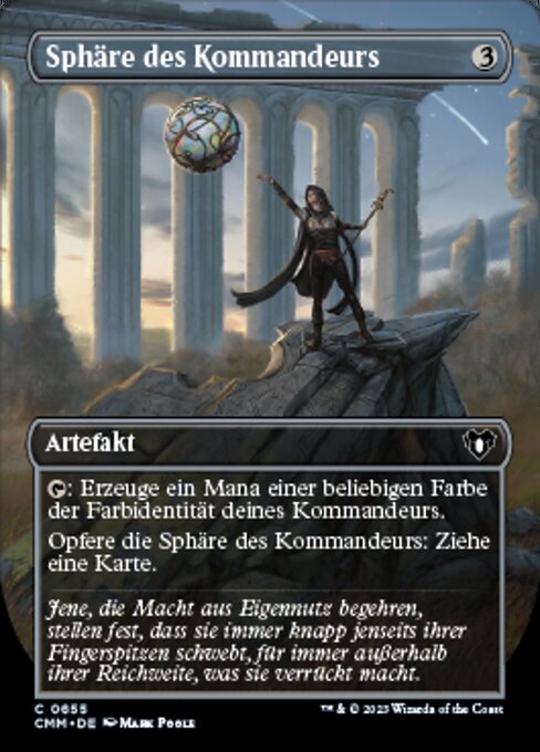 Sphäre des Kommandeurs XCMM-655 Common Near Mint Deutsch