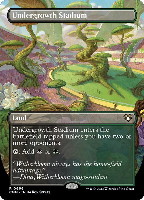 Undergrowth Stadium (V.2) XCMM-666 Rare Excellent Englisch Foil