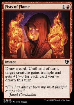 Flammende Fäuste CMM-223 Common Near Mint Englisch Foil