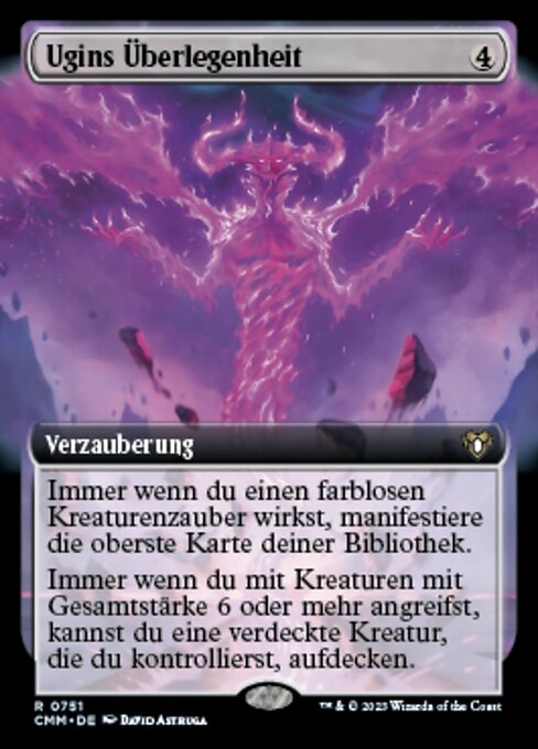 Ugin's Mastery (V.2) XCMM-751 Rare Excellent Deutsch