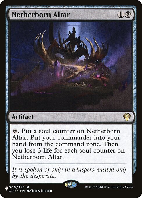 Netherborn Altar ZNL-45 Rare Excellent Englisch