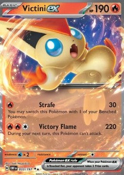 Victini ex OBF-033 Double Rare Near Mint Englisch