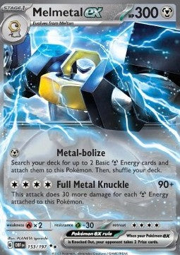 Melmetal ex OBF-153 Double Rare Excellent Englisch