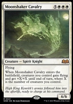 Moonshaker Cavalry WOE-21 Mythic Near Mint Englisch Foil