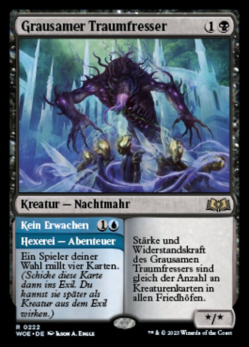 Cruel Somnophage // Kein Erwachen WOE-222 Rare Near Mint Deutsch Foil