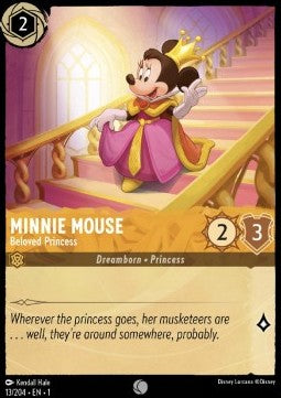 Minnie Maus - Geliebte Prinzessin 1TFC-13 Common Boosterfrisch Deutsch