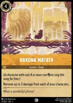 Hakuna Matata 1TFC-27 Common Near Mint Englisch Foil